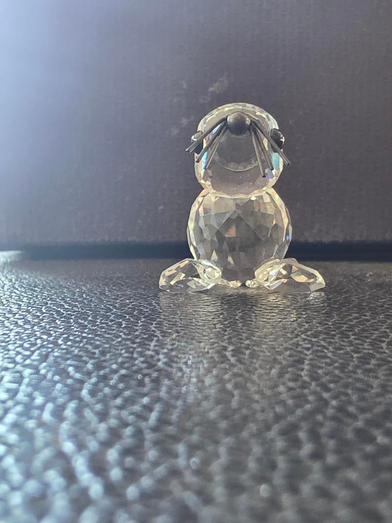 Swarovski zeehondje kristal figuur, Ophalen of Verzenden, Zo goed als nieuw, Figuurtje