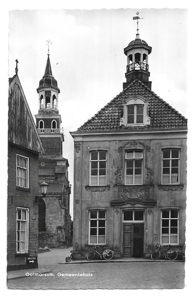 AK Ootmarsum - Gemeentehuis, Verzamelen, Verzenden, 1960 tot 1980, Gelopen, Overijssel