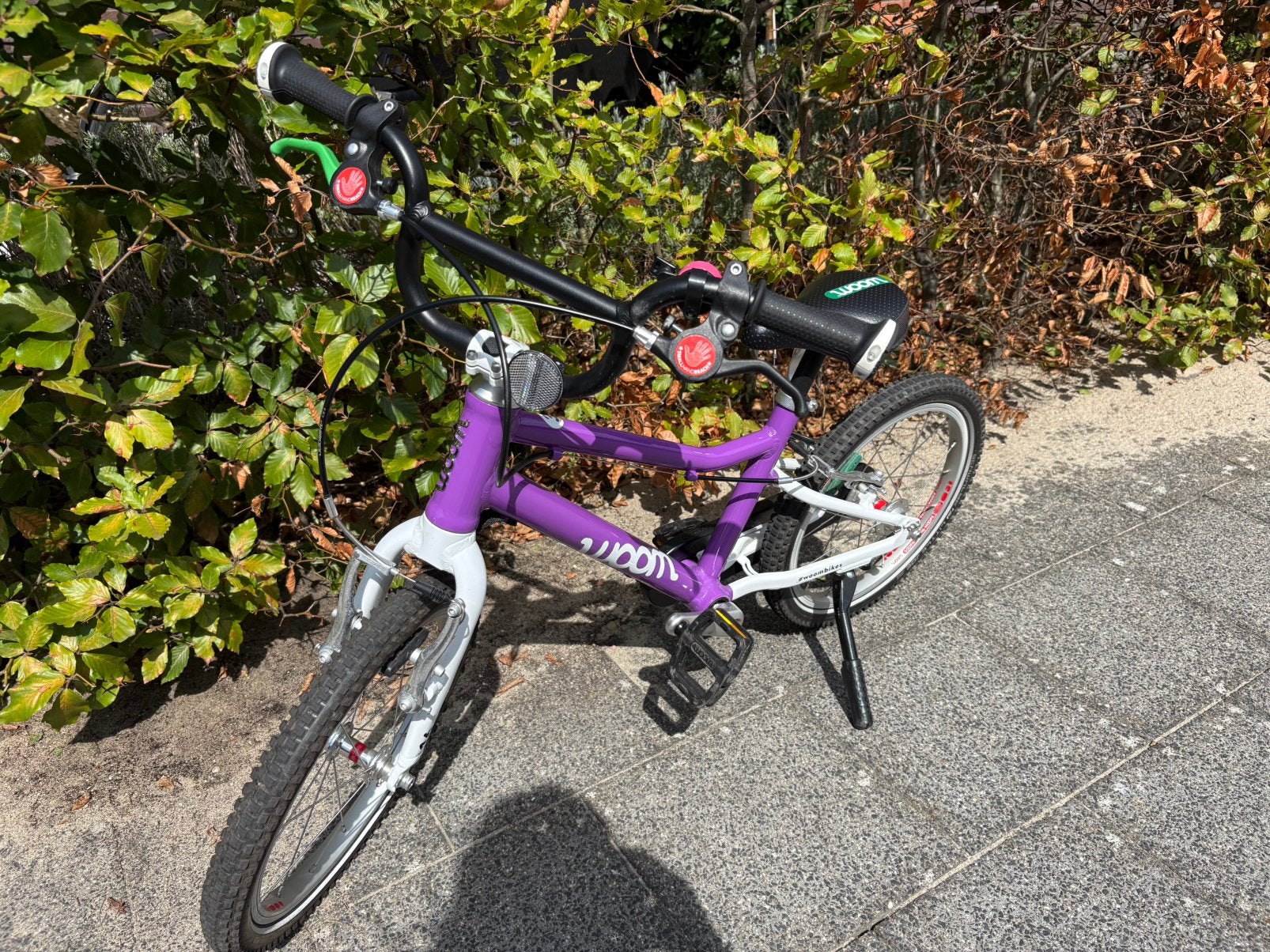 Woom 3 paars, Fietsen en Brommers, Ophalen, Zo goed als nieuw, Minder dan 16 inch