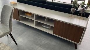 TV meubel, Ophalen, Gebruikt, 200 cm of meer, Minder dan 100 cm