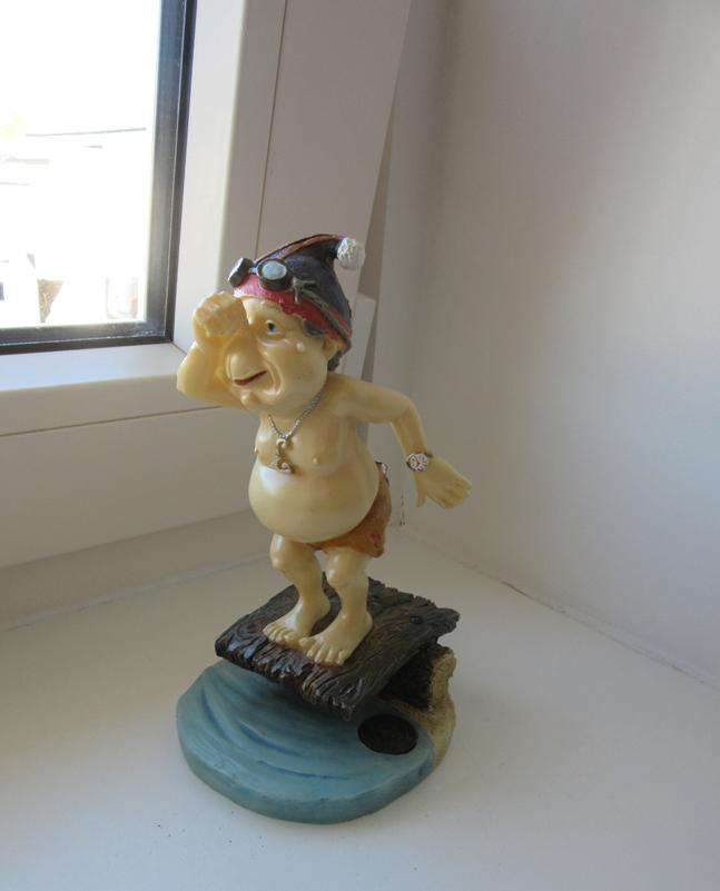 Efteling Het Volk van Laaf beeldje duiker, Verzamelen, Efteling, Verzenden, Zo goed als nieuw, Beeldje of Poppetje