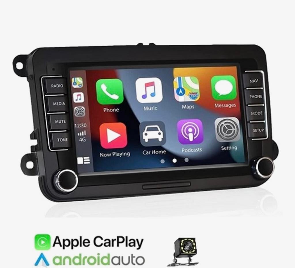 Nieuwe Autoradio met Bluetooth - Apple Carplay - Android, Ophalen, Nieuw