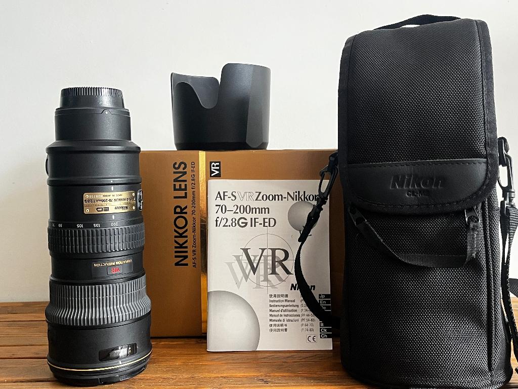 Nikon AF-S VR 70-200mm f/2.8G IF-ED, Ophalen of Verzenden, Zo goed als nieuw, Telelens, Zoom