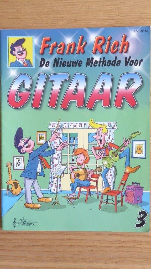 Frank Rich Gitaar - boek 3, Gitaar, Ophalen of Verzenden, Zo goed als nieuw, Artiest of Componist