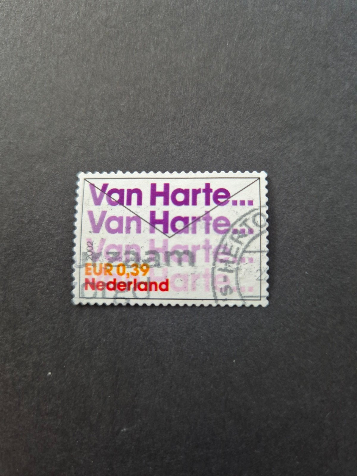 Nederland 2002  10 maal Gefeliciteerd   Van Harte, Postzegels en Munten, Postzegels | Nederland, Ophalen of Verzenden, Gestempeld