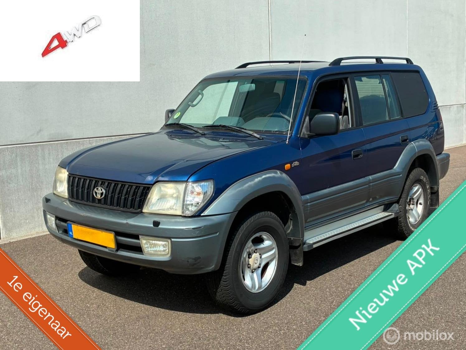 Toyota LandCruiser 3.0 D4-D 4 WD AIRCO CRUISECONTROL, Stof, Gebruikt, 4 cilinders, Blauw
