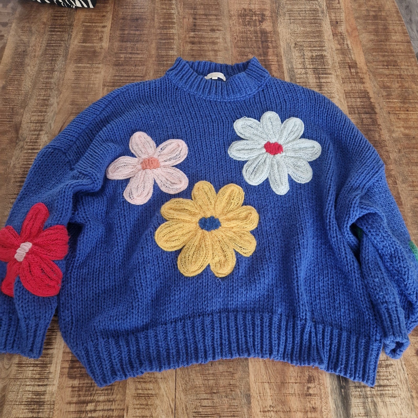 TE KOOP MOOIE DAMES TRUI LUZABELLA MAAT M, Ophalen, Zo goed als nieuw, Maat 38/40 (M), Blauw