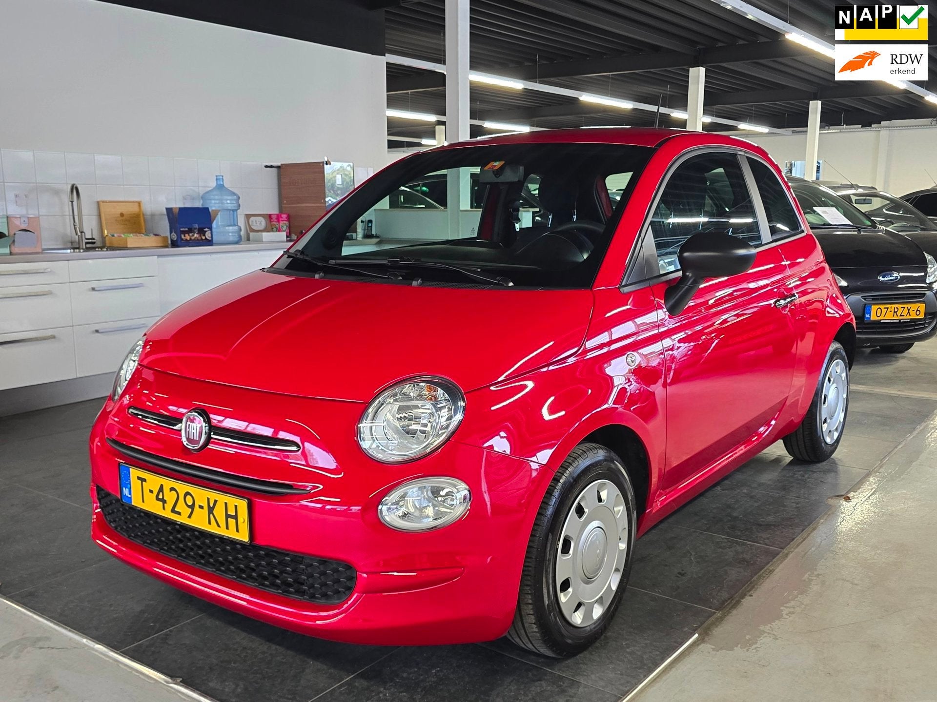 Fiat 500 1.0 Hybrid Cult/HYBRIDE/AIRCO/N.A.P/CRUISE/, Auto's, Fiat, Stof, Euro 6, Start-stop-systeem, 4 stoelen