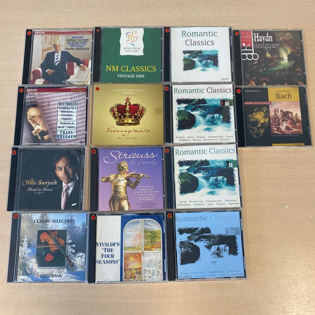 15 Klassieke CD's - Diverse Componisten en Genres, Ophalen of Verzenden, Romantiek, Gebruikt, Orkest of Ballet