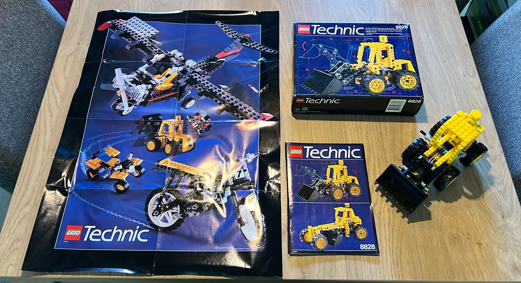 Lego Technic 8828 bulldozer, Lego, Ophalen of Verzenden, Zo goed als nieuw, Technic