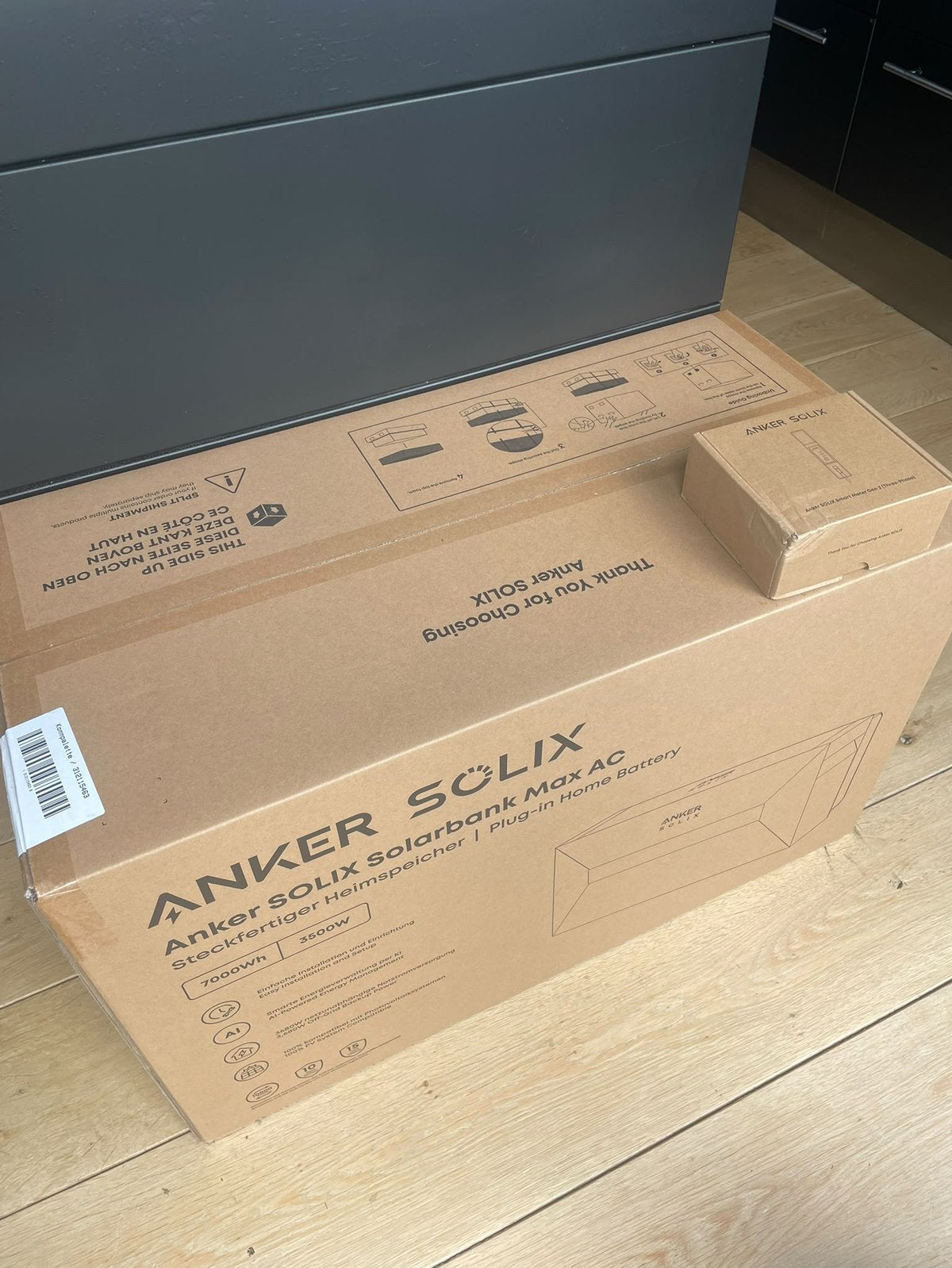Anker Solix Solarbank Max AC 7 kWh, P7000 uitbreiding los, Ophalen, Nieuw, Overige typen