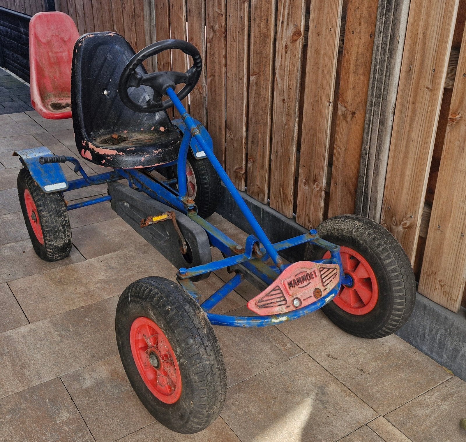 Mammoet Skelter met duozit TEAB, Kinderen en Baby's, Ophalen, Gebruikt, Mammoet, Duozit