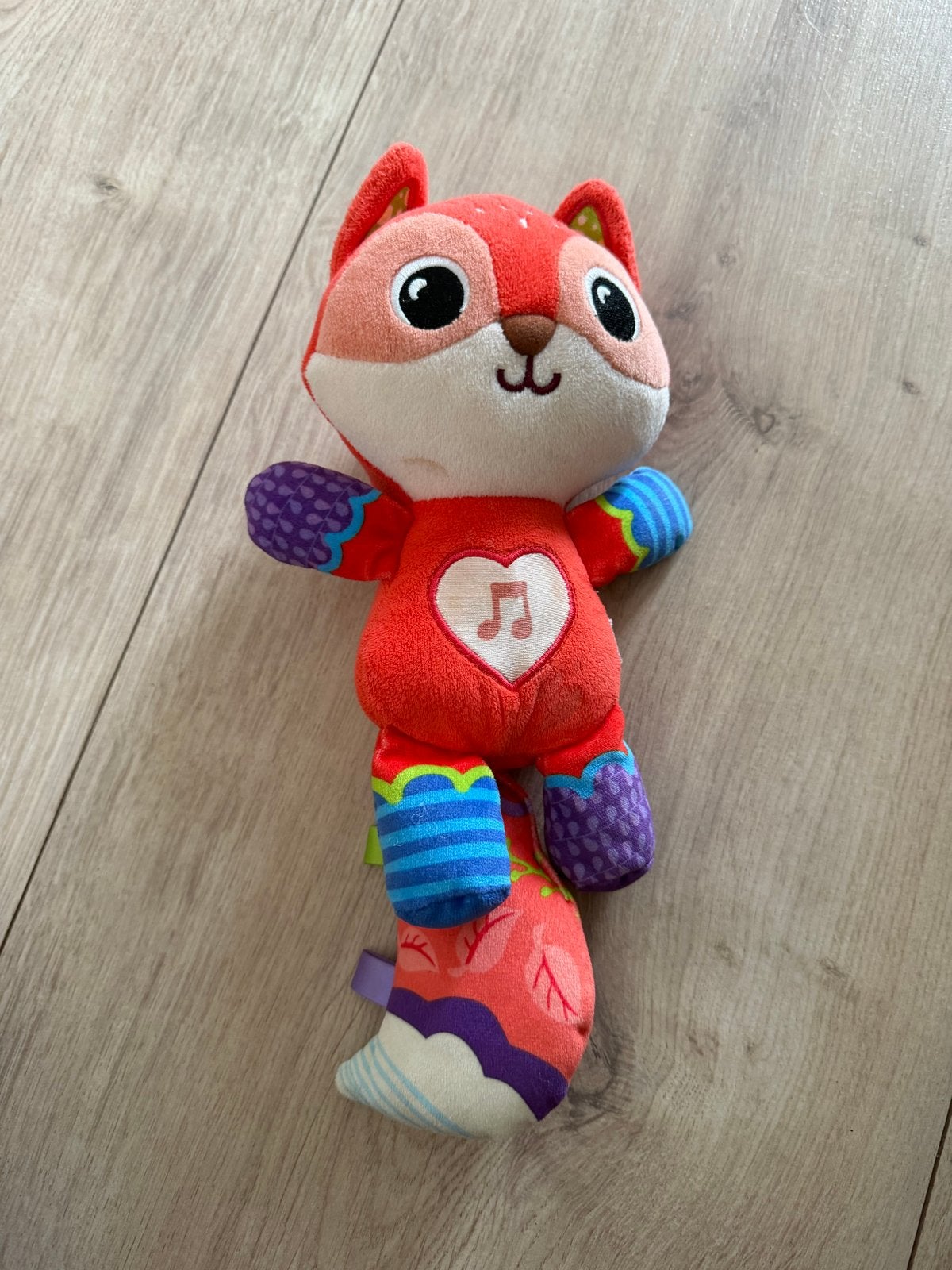 Leuke interactieve vos knuffel met geluid, Ophalen of Verzenden, Zo goed als nieuw, Meerkleurig, Interactief