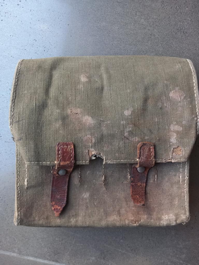 Zeldzame Duitse Sign Patr Tas WO2, origineel, Verzamelen, Militaria | Tweede Wereldoorlog, Ophalen of Verzenden, Landmacht, Duitsland