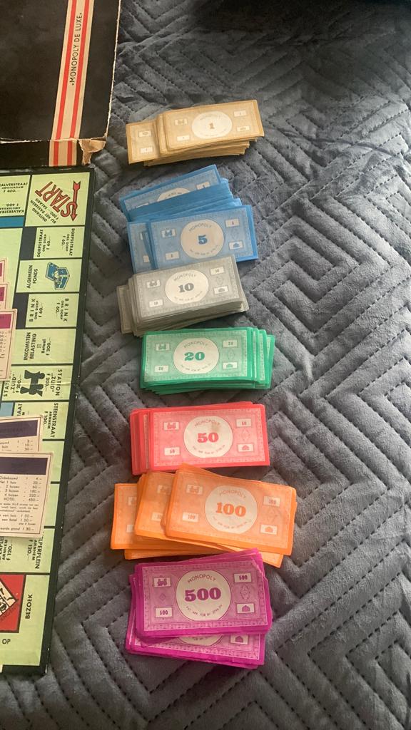 Vintage monopoly, Ophalen of Verzenden, Gebruikt