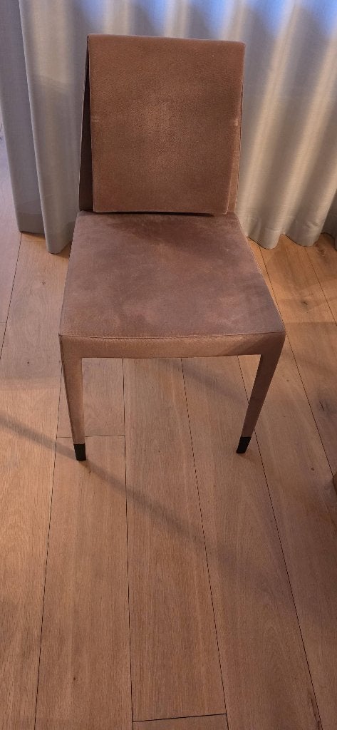 Eetkamerstoelen, Huis en Inrichting, Ophalen, Metaal, Gebruikt, Bruin