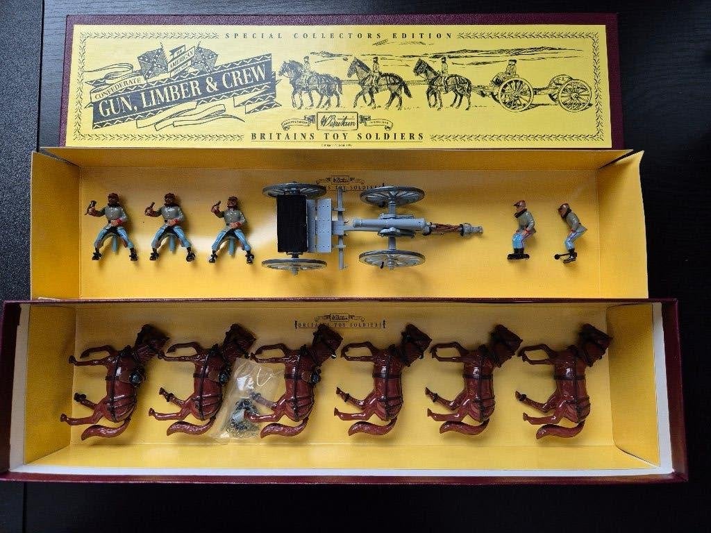 Soldaatjes William Britains set 8874 Civil War, Verzamelen, Ophalen of Verzenden, Zo goed als nieuw