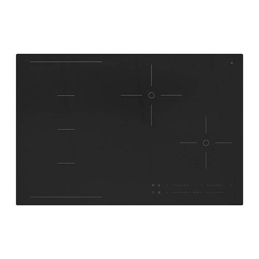 Inductie + afzuigkap, Witgoed en Apparatuur, Kookplaten, Gebruikt, Inbouw, Inductie, 4 kookzones, Energieklasse A of zuiniger