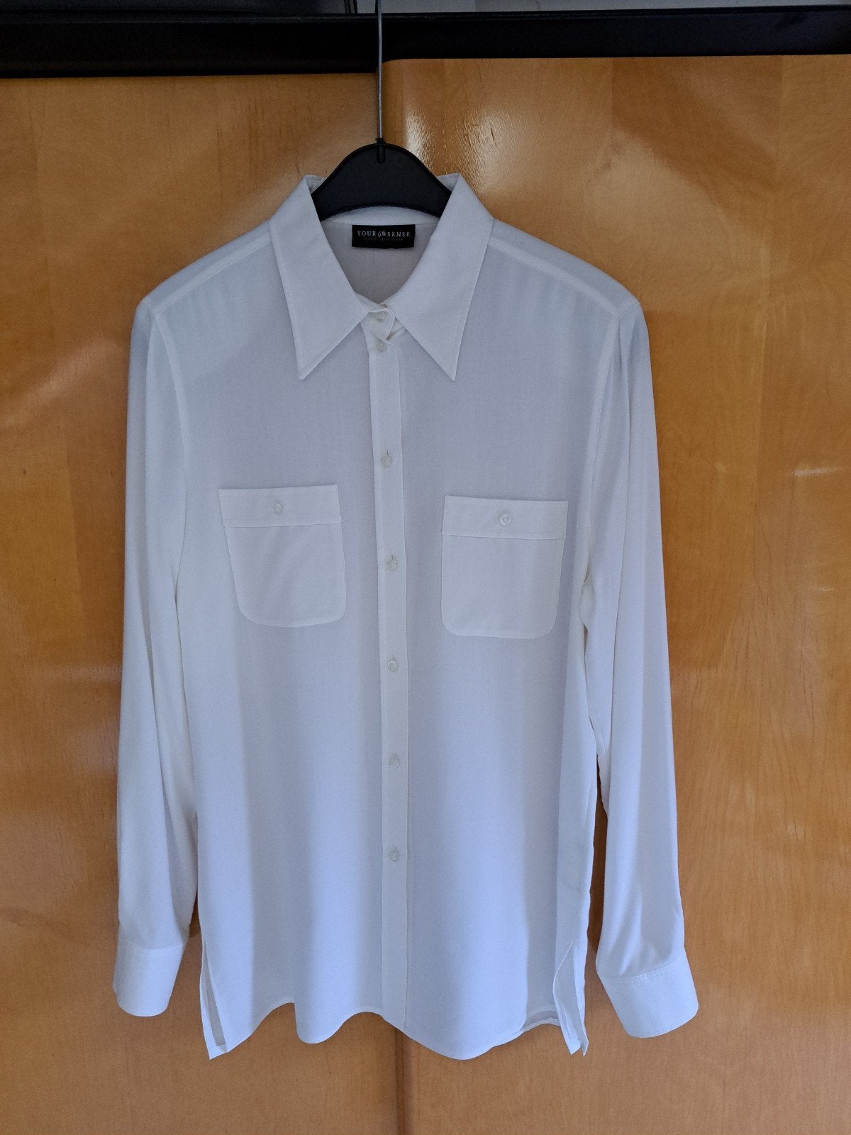 Vintage Witte Blouse – YOURS/SENSE maat 36, Ophalen of Verzenden, Zo goed als nieuw, Maat 36 (S), Wit