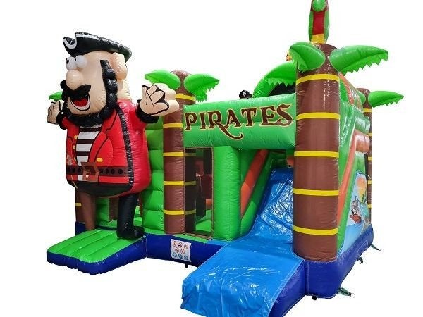 te koop mooi nieuw springkussen piraat 5 x 6 meter, Ophalen of Verzenden, Nieuw, Verjaardag