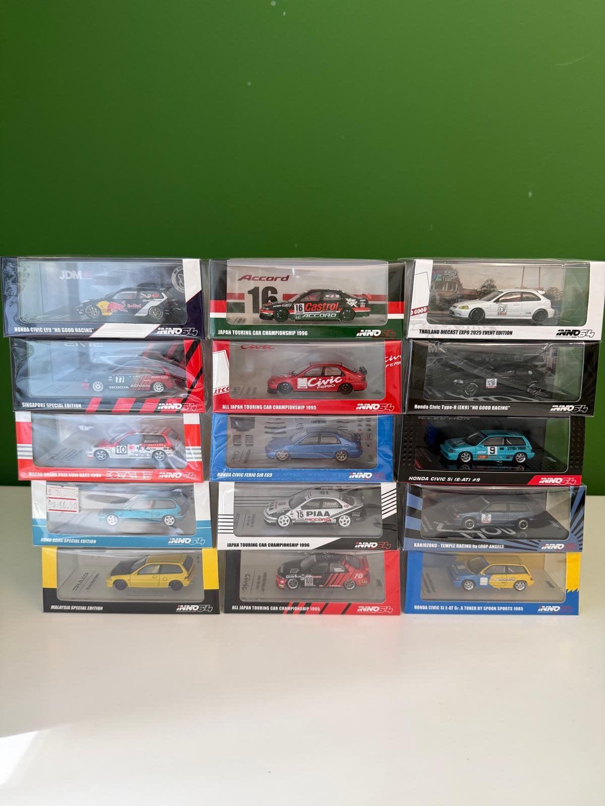 Inno64 Honda Civic 1/64, Ophalen of Verzenden, Zo goed als nieuw, Auto
