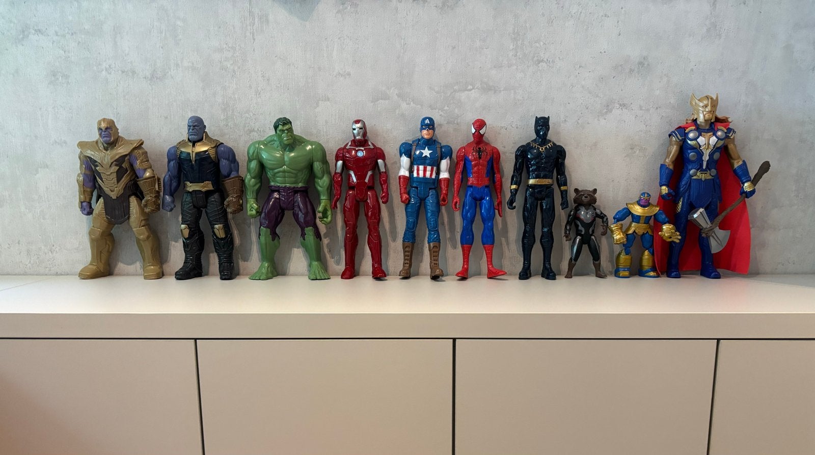 Grote set Marvel Avengers actiefiguren, Kinderen en Baby's, Ophalen of Verzenden, Gebruikt