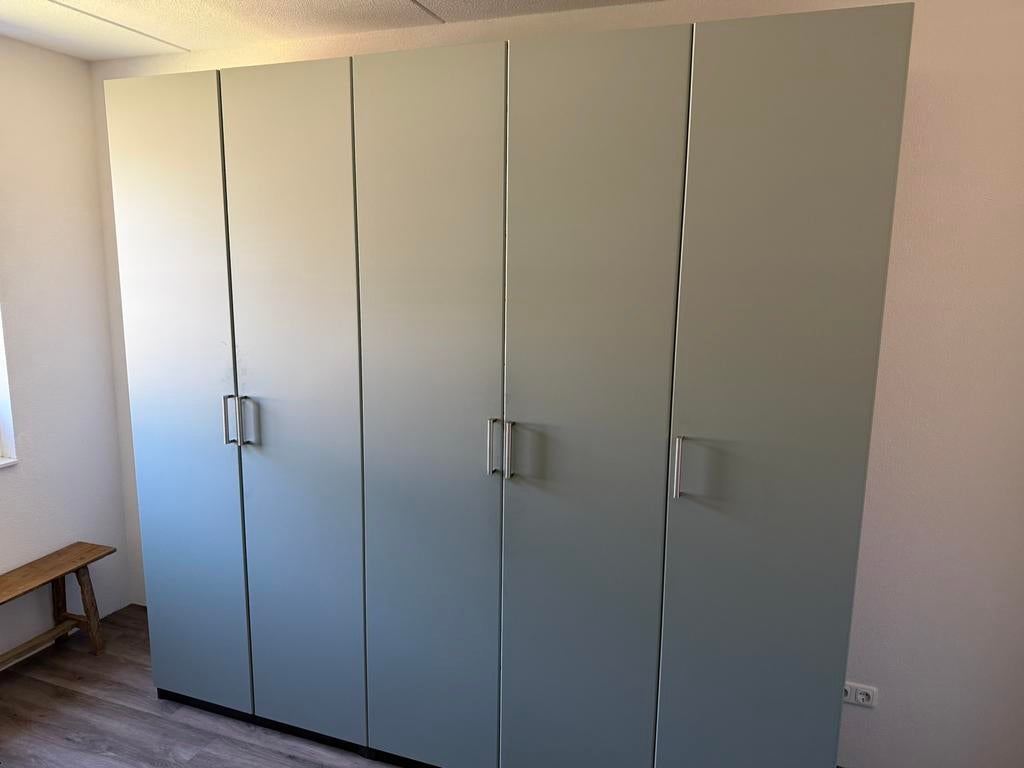 Complete Ikea Pax kast 250 x 58 x 236 zwartbruin, Huis en Inrichting, Kasten | Kledingkasten, 200 cm of meer, Zo goed als nieuw