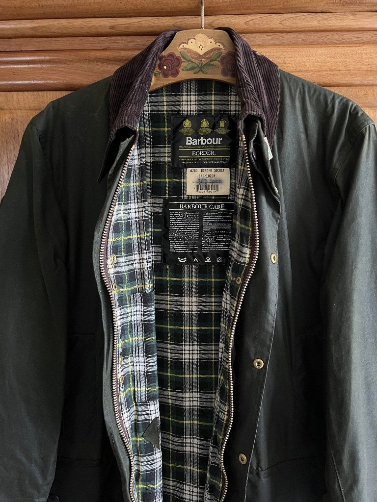 Barbour Border Waxjas - maat C42/102cm - ongedragen, Barbour, Maat 48/50 (M), Nieuw, Ophalen of Verzenden