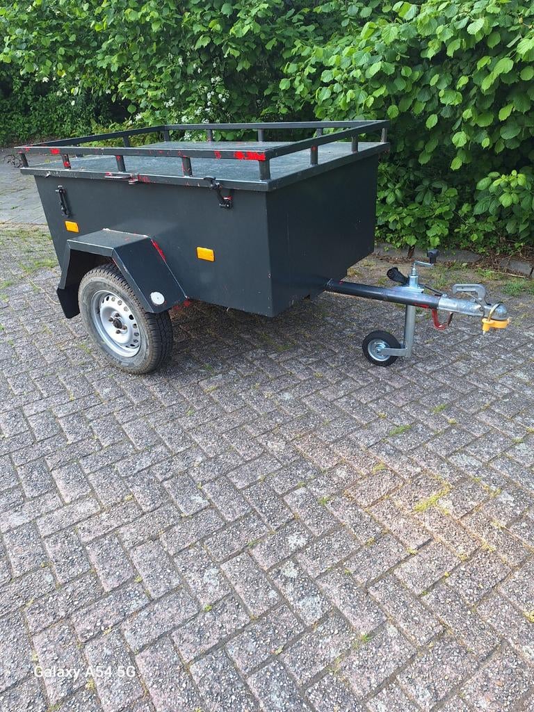 Gookar bagagewagen met  sterke veer, Ophalen