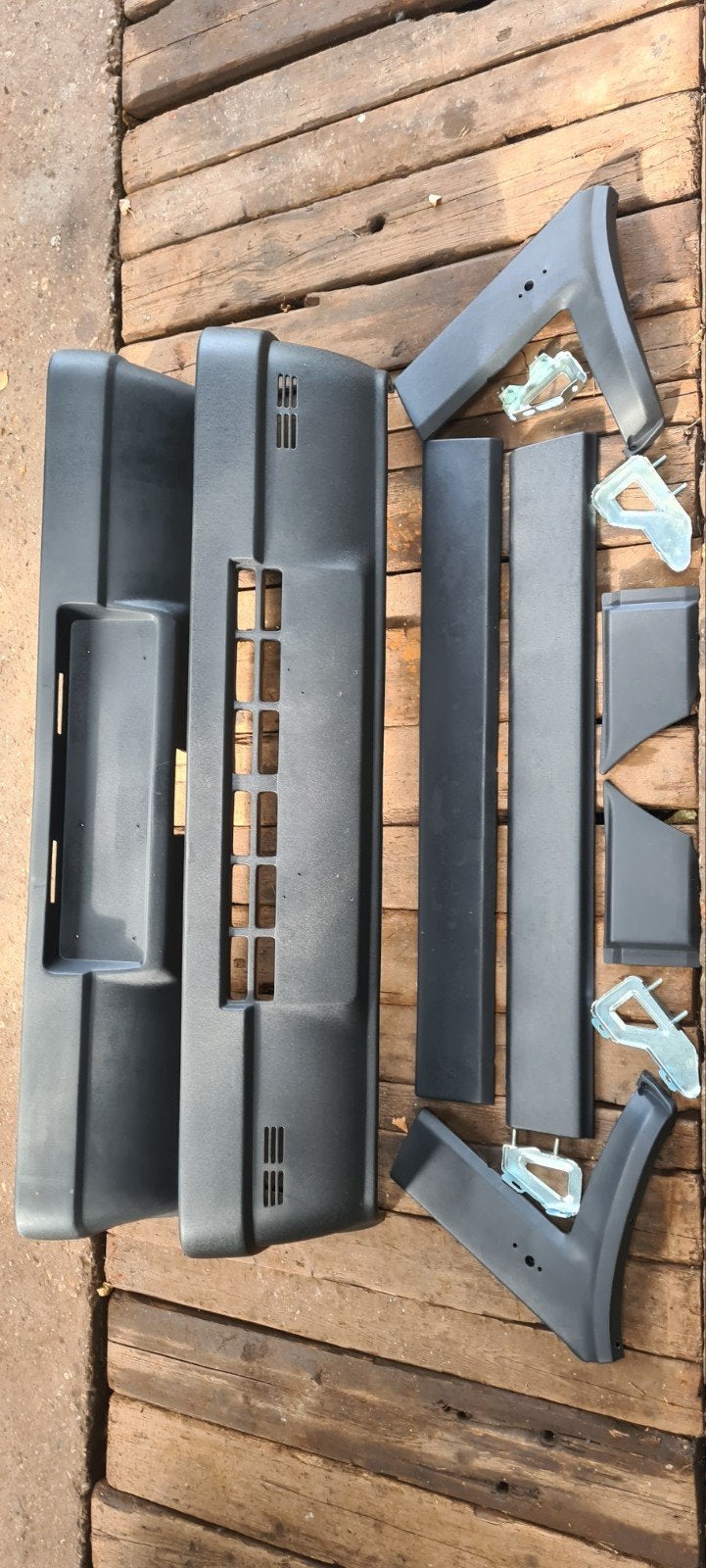 Fiat Panda 141 Complete set bumpers zijpanelen NIEUW, Auto-onderdelen, Ophalen, Nieuw, Bumper, Fiat
