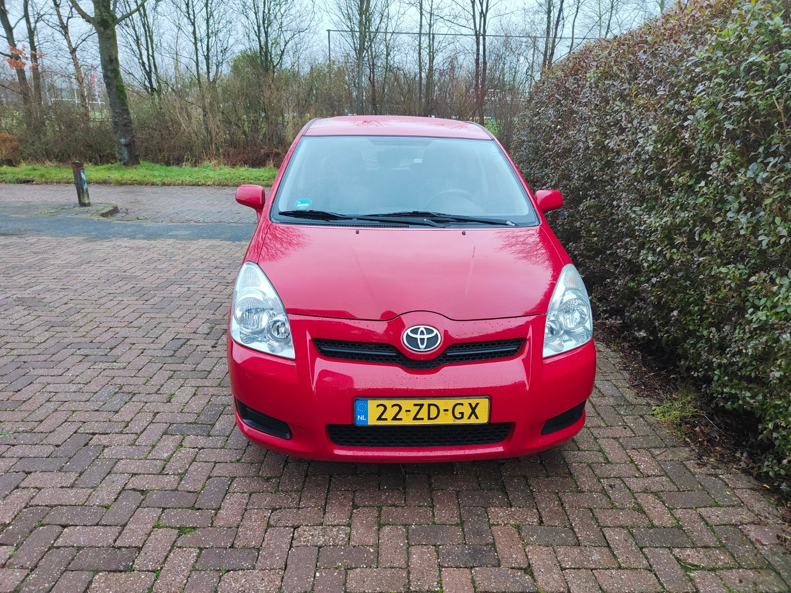 Toyota Corolla Verso 1.6 16V 5P 2008 Rood, Auto's, 450 kg, 4 cilinders, Origineel Nederlands, 1200 kg
