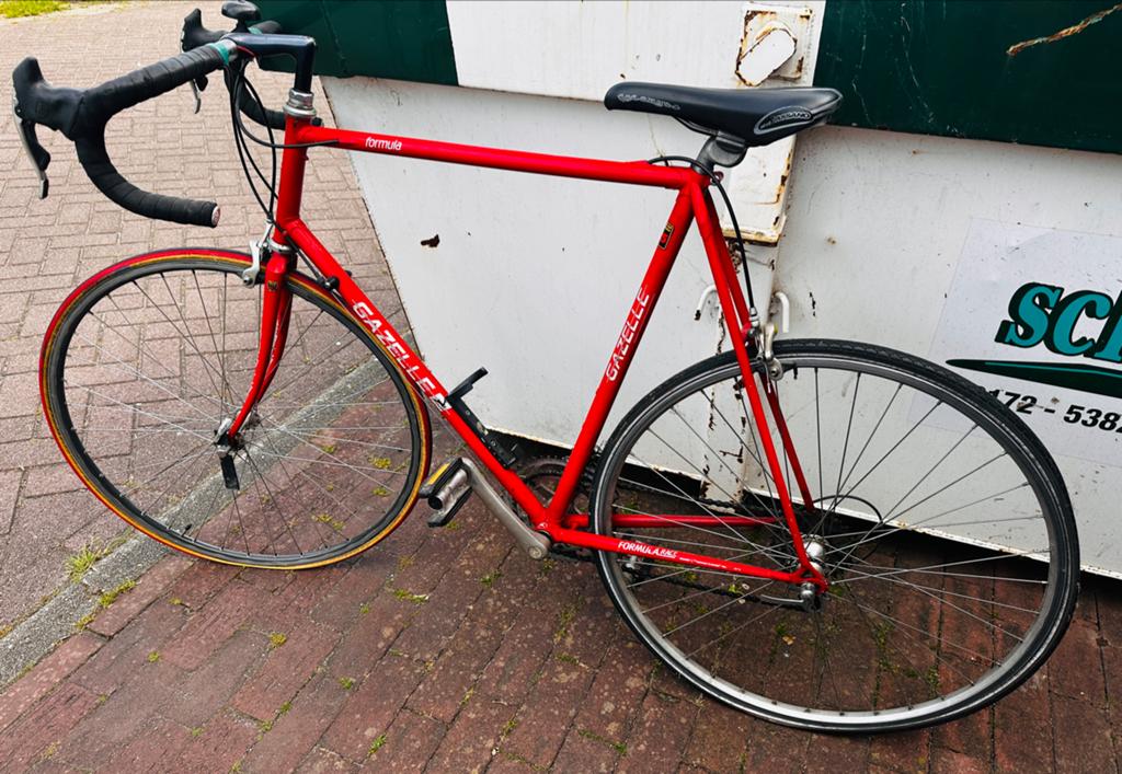 Gazelle Formula Racefiets - Rood, Reynolds 525, Ophalen, 28 inch, Gebruikt, 57 tot 61 cm