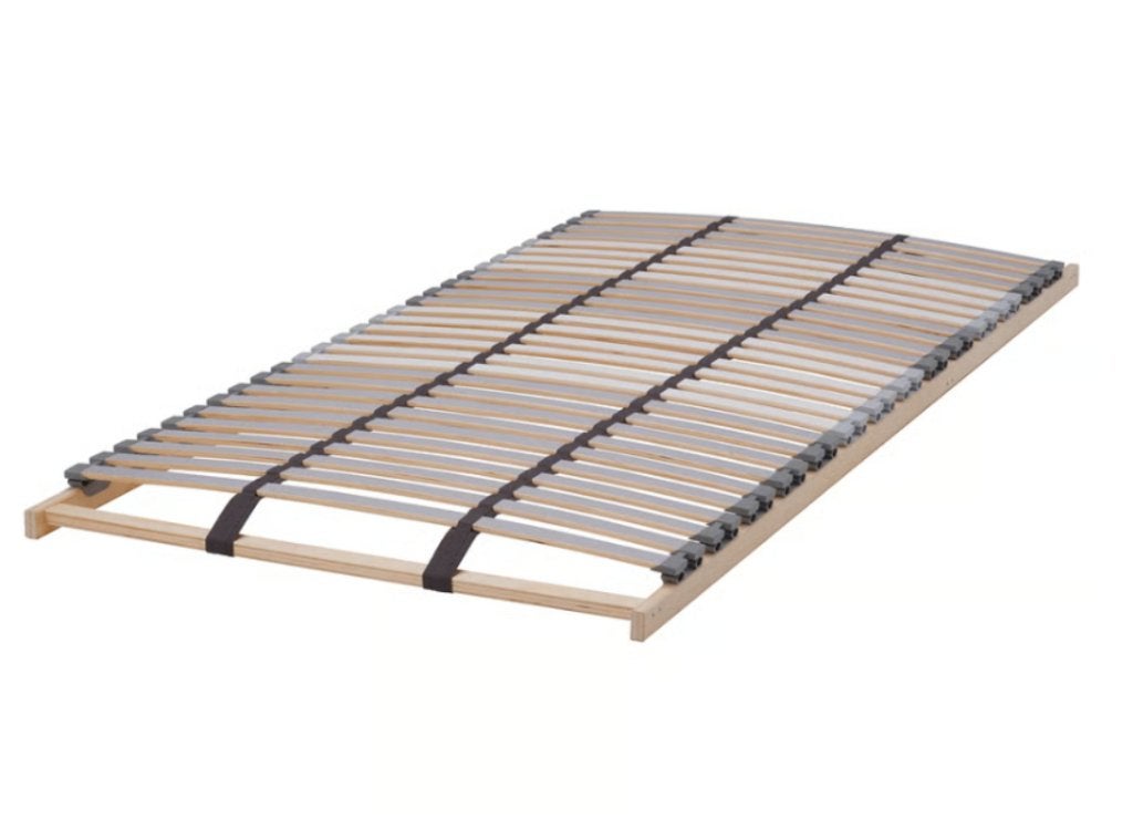 IKEA LÖNSET Lattenbodem set van 2 (90x200 cm), Ophalen, Gebruikt, Bruin, Tweepersoons