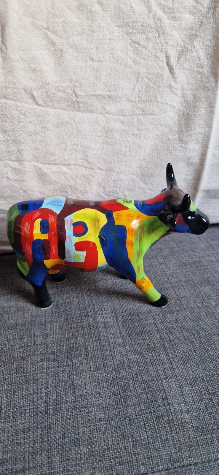 Cow parade koe - 'ART' design, Kunststof, Ophalen of Verzenden, Zoogdier, 20 - 50 cm