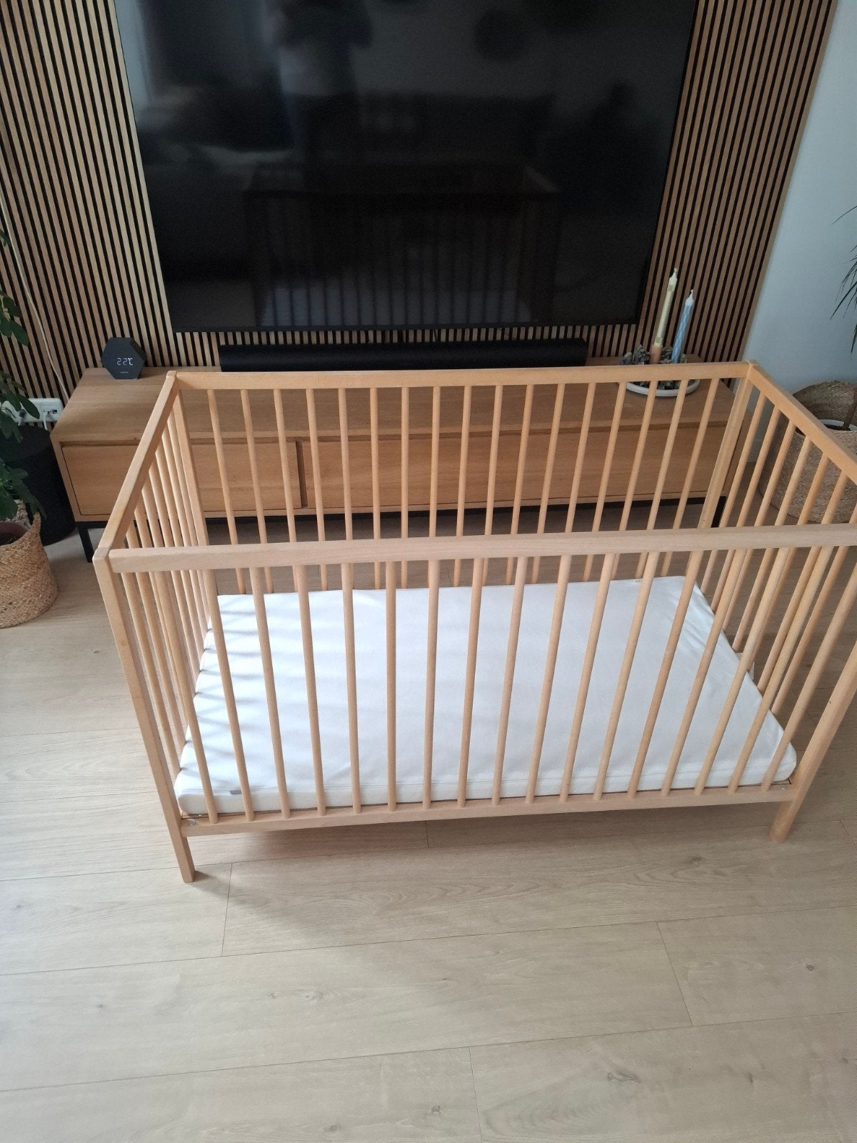Ikea ledikant met matras - Zo goed als nieuw, Ophalen, Zo goed als nieuw, Ledikant