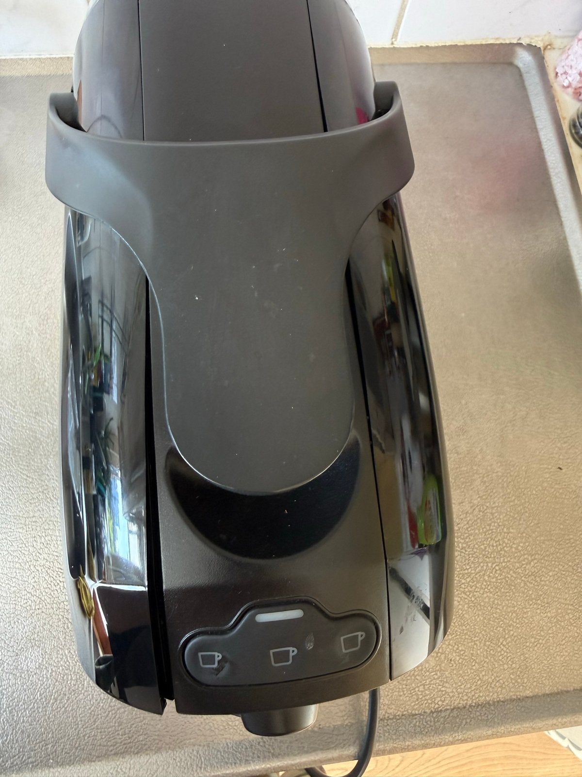 Tchibo Cafissimo Koffiezetapparaat Zwart, Witgoed en Apparatuur, Koffiezetapparaten, Koffiepads en cups, Gebruikt, Koffiemachine
