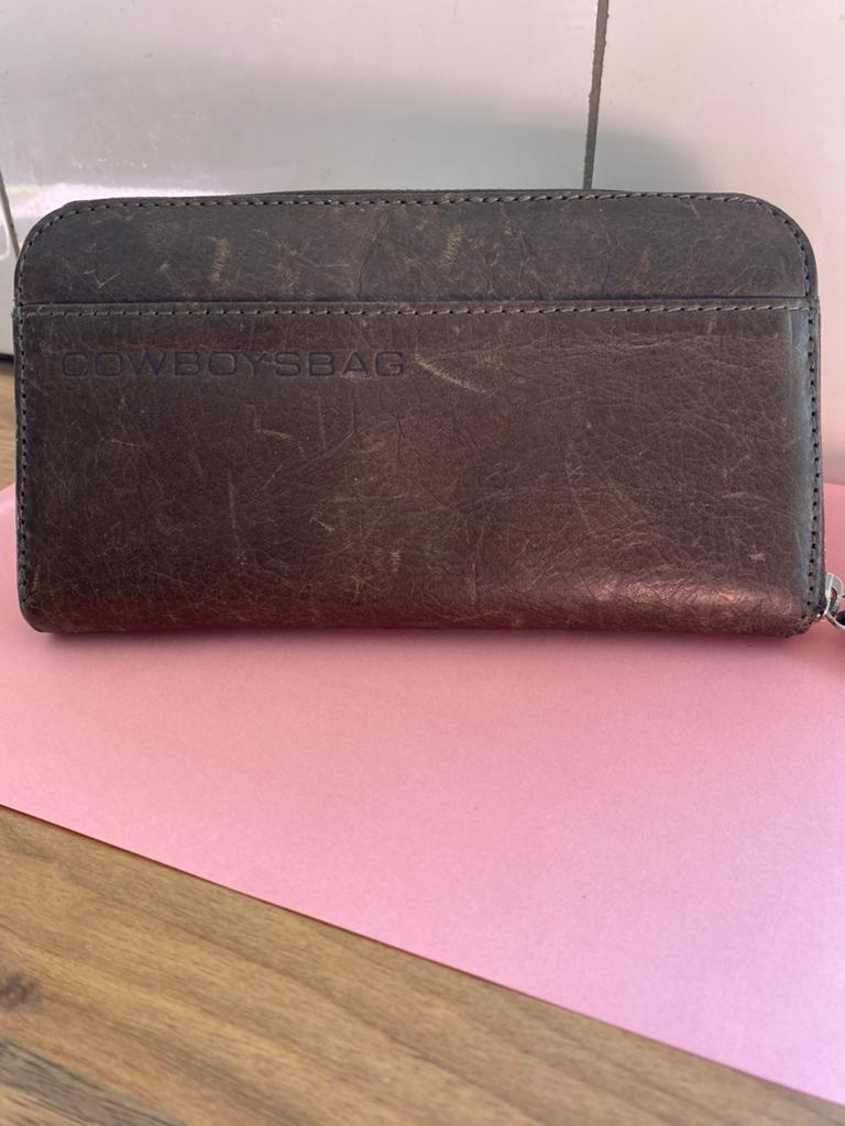 Cowboysbag portemonnee, Overige merken, Ophalen of Verzenden, Zo goed als nieuw, Leer