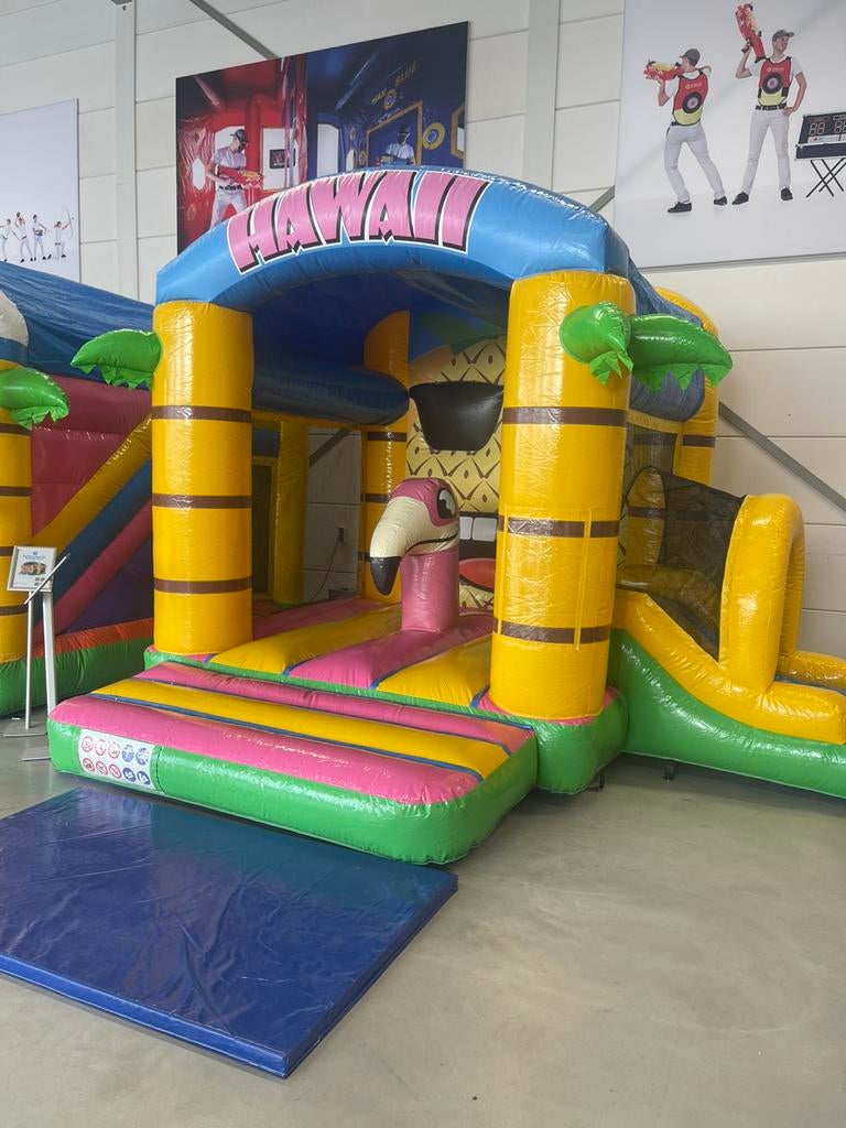 Springkussen te huur €75,- per dag, Ophalen of Verzenden, Zo goed als nieuw, Overige