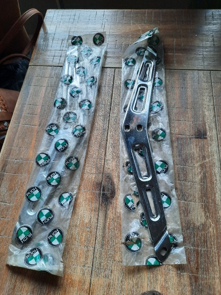 N.O.S origineel puch monza spatbordbeugels chroom, Ophalen, Nieuw, Overige typen, Puch