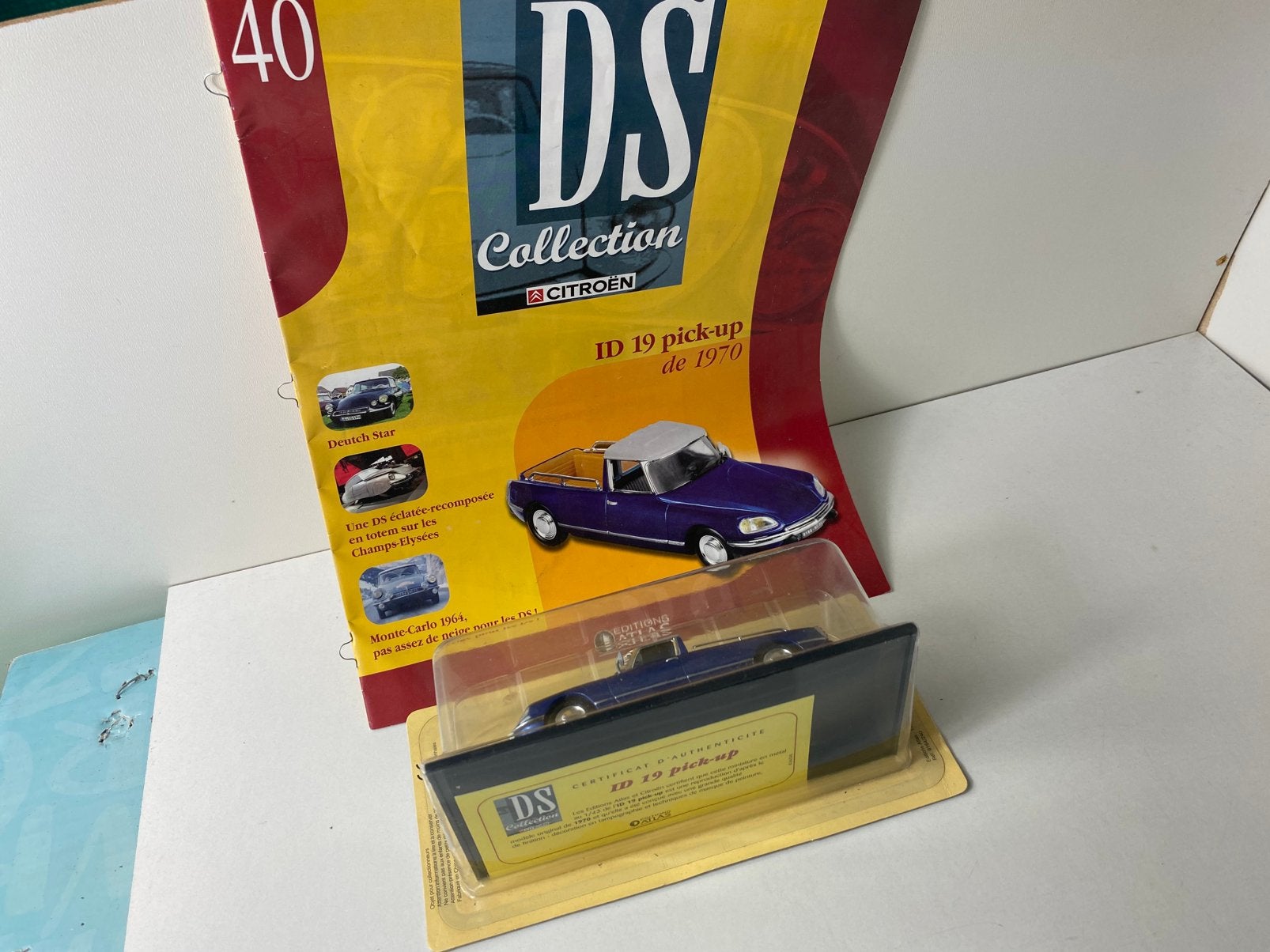 1:43 CITROEN DS19 pick up met magazine-1970, Ophalen of Verzenden, Nieuw, Auto, Overige merken