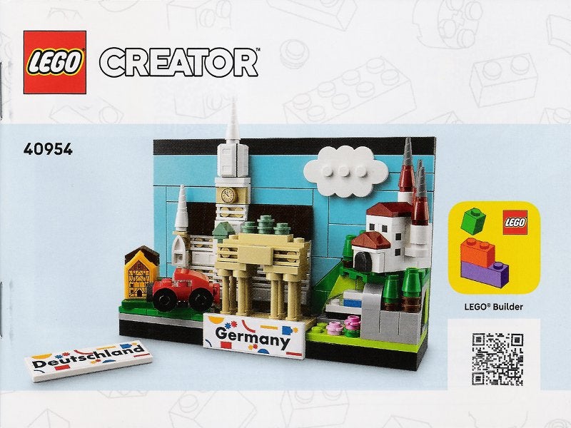 Lego | Creator |Ansichtkaart van Duitsland | 40954, Lego, Lego, Nieuw, https://legohouse.com/en-gb/info/contact-us/
