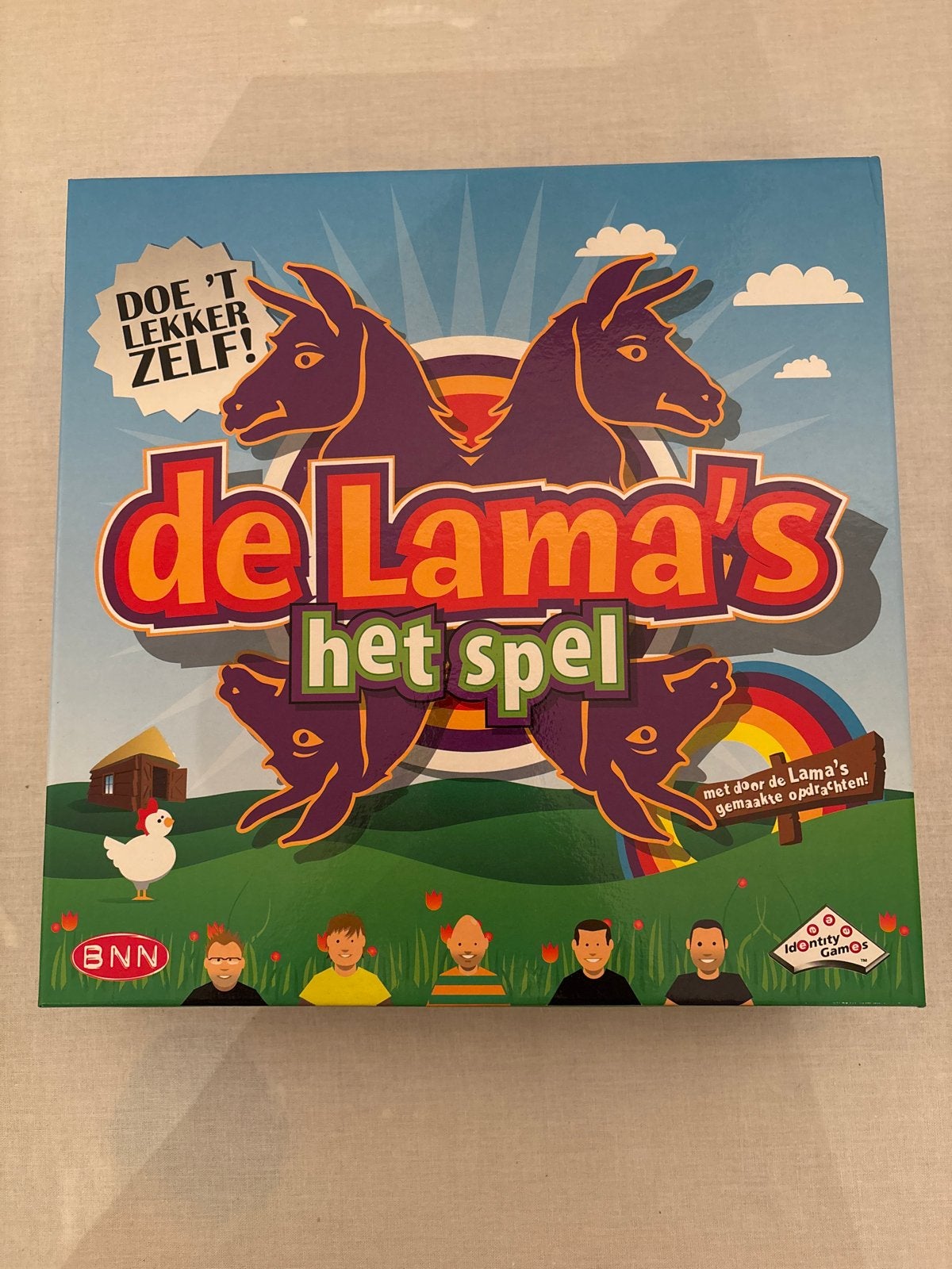 De Lama's Het Spel - Bordspel BNN, Hobby en Vrije tijd, Vijf spelers of meer, Ophalen of Verzenden, Nieuw