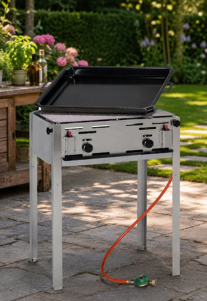 Gasbarbecue huren – rooster of braadpan vanaf €30 per dag, Ophalen, Nieuw, Overige