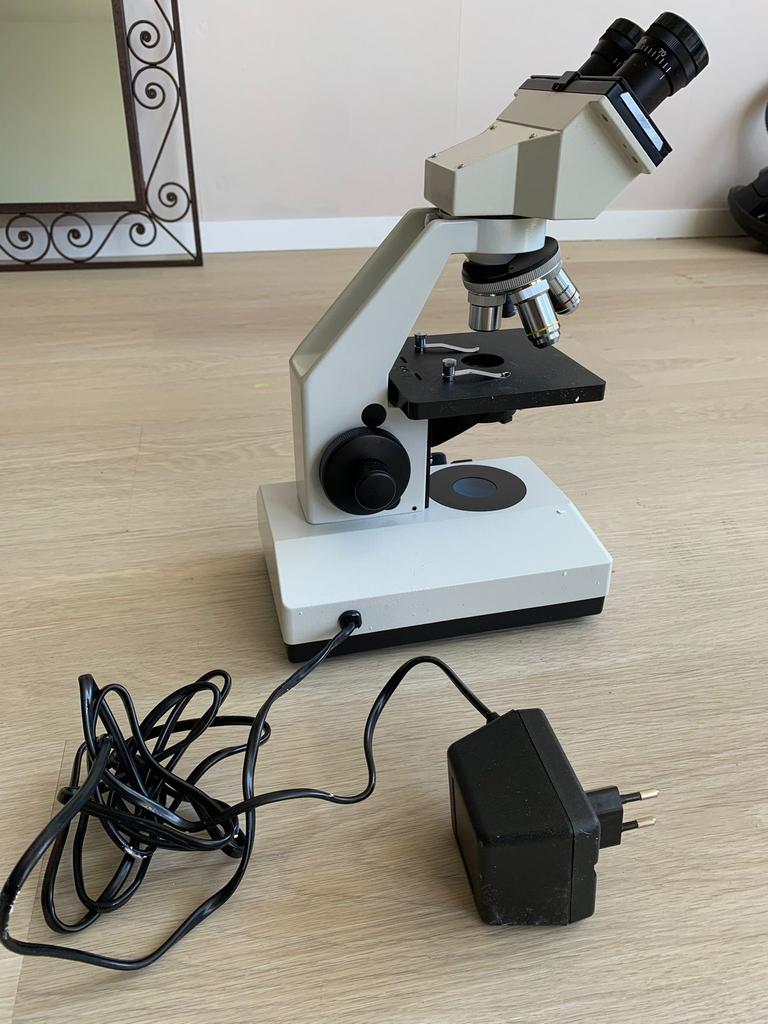 Binoculaire microscoop, Ophalen of Verzenden, Zo goed als nieuw