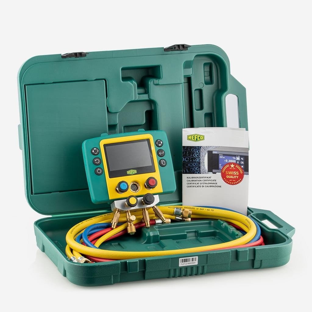 (ZGAN) Refco Refmate 4 digitale manometer Airco koelsystemen, Doe-het-zelf en Verbouw, Ophalen of Verzenden, Zo goed als nieuw