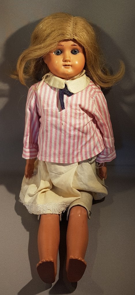 Antieke Celluloid Schildpad Pop Germany Turtle Doll, Ophalen of Verzenden