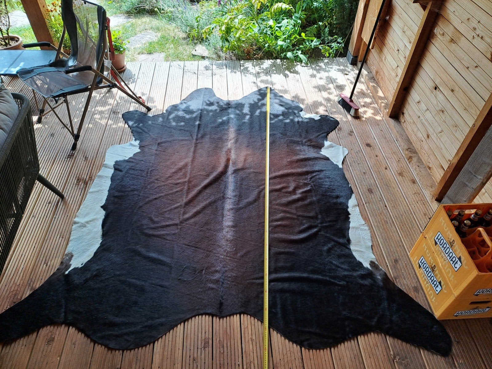 Prachtige koeienhuid - Uniek en decoratief, Ophalen, Rustiek, Natuurlijk, Bohemian, Zo goed als nieuw, 200 cm of meer