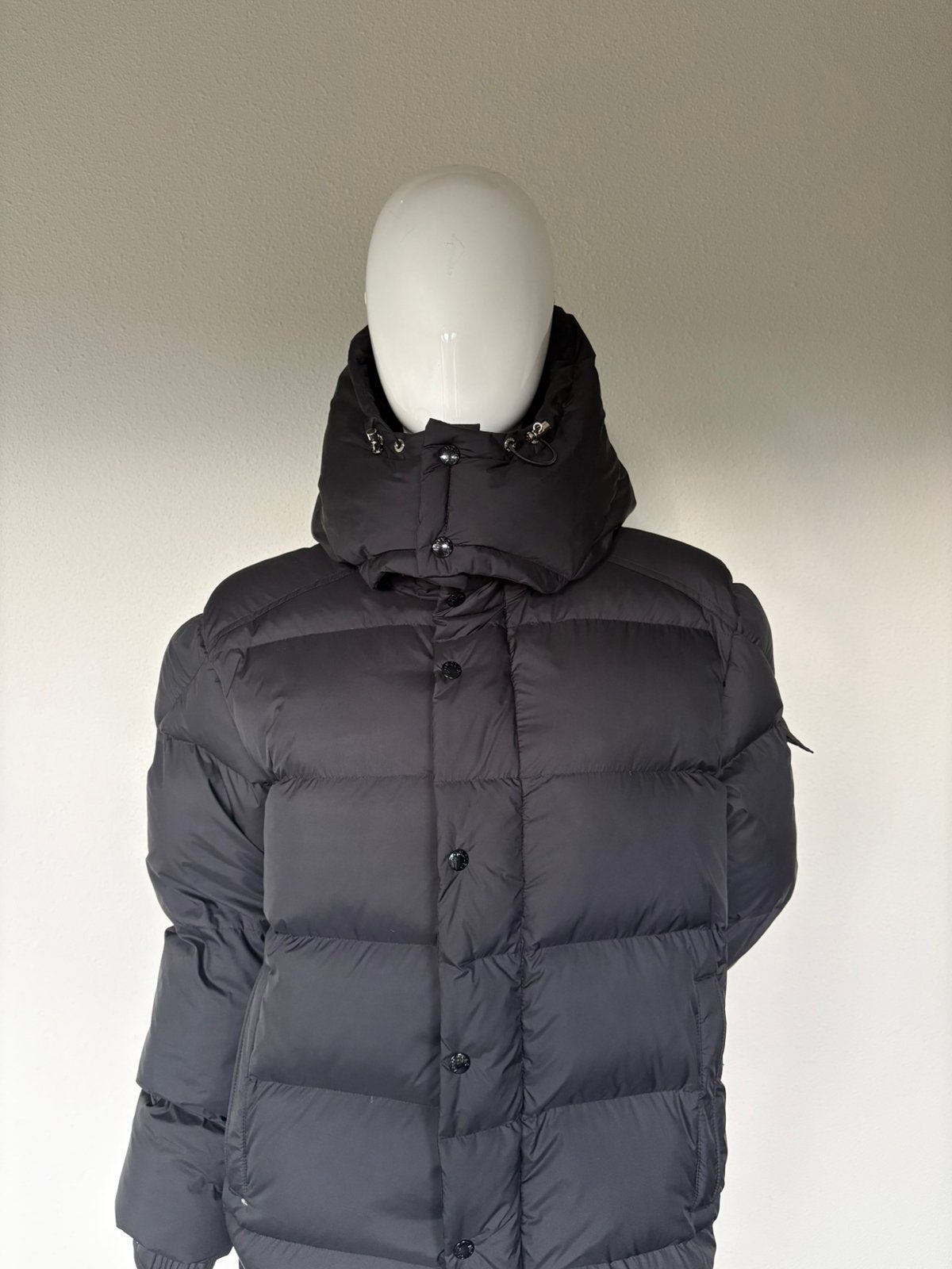 🖤MONCLER VEZERE JAS NP €1200 ZGAN ZWART DONS HEREN L🖤, Ophalen of Verzenden, Zo goed als nieuw, Maat 52/54 (L), Zwart