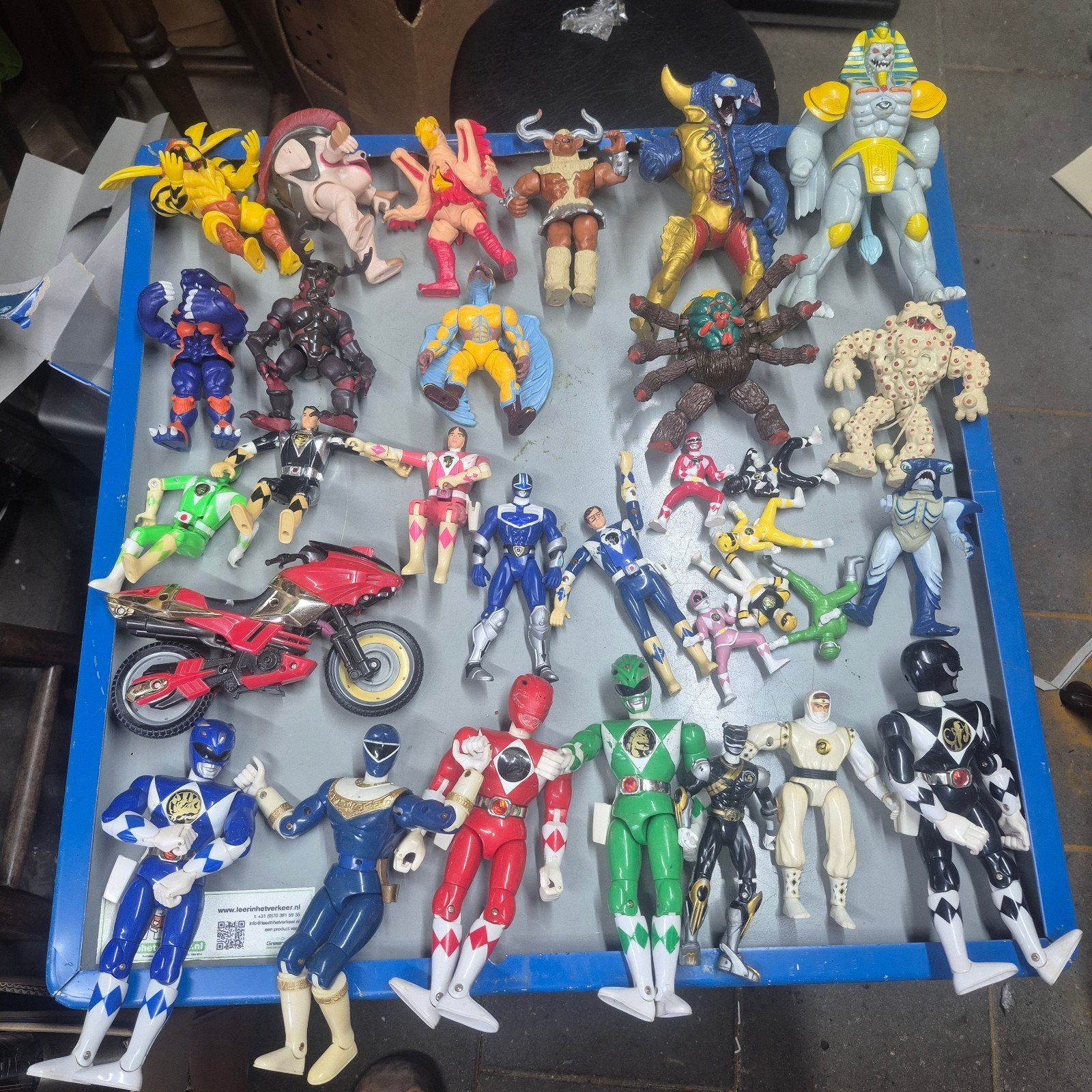 Grote verzameling Power Rangers en andere actiefiguren, Kinderen en Baby's, Ophalen of Verzenden, Gebruikt