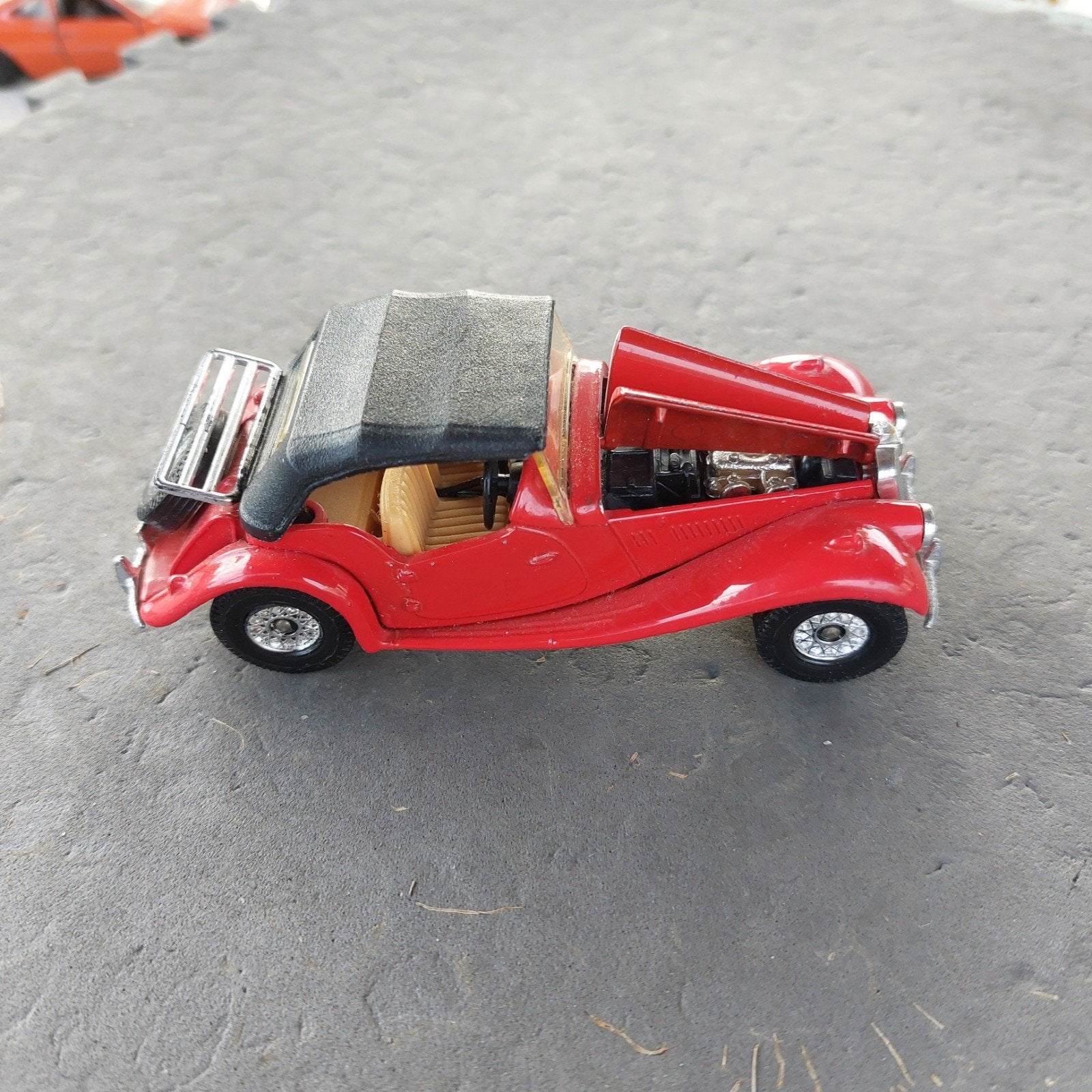 Corgi MG-TF Diecast Modelauto Rood - Vintage Speelgoed, Verzenden, Gebruikt, Auto, Corgi
